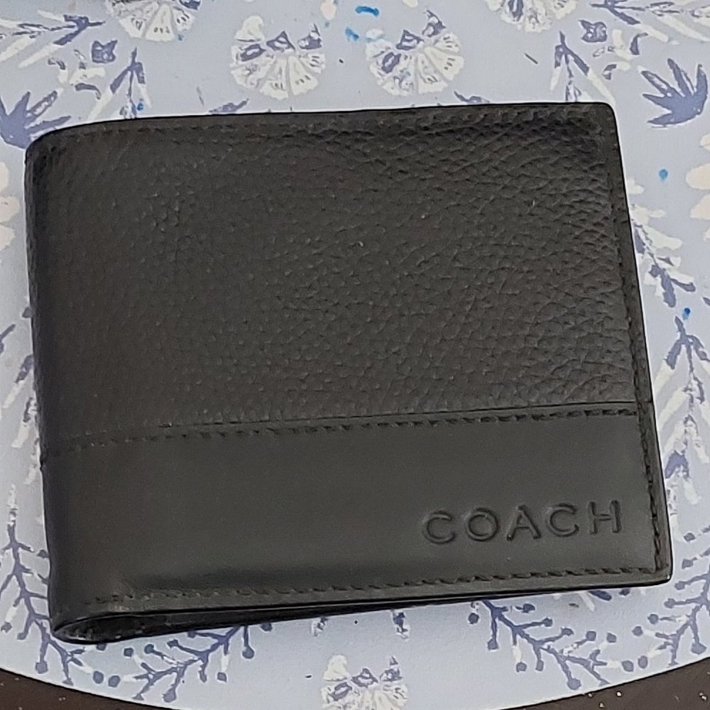 Men's Genuine Leather COACH wallet